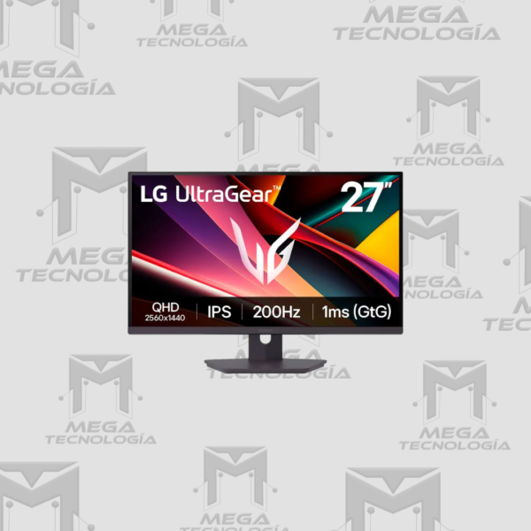 MONITOR 27 LG GAMING ULTRAGEAR 27G610A-B G6 IPS 2K QHD 200HZ 1MS PIVOTE NEGRO (27G610A-B)