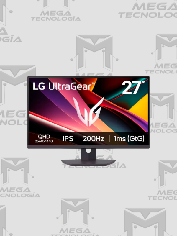 MONITOR 27 LG GAMING ULTRAGEAR 27G610A-B G6 IPS 2K QHD 200HZ 1MS PIVOTE NEGRO (27G610A-B)