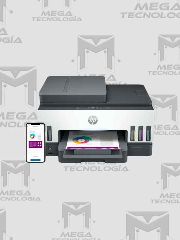 IMPRESORA MULTIFUNCIONAL HP SMART TANK 790 WIFI/BT/ETH. 4WF66A#AKY