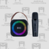 PARLANTE KARAOKE INALÁMBRICO TEROS TE-6013N  BT 5.4  10W  USB  ILUMINACIÓN LED