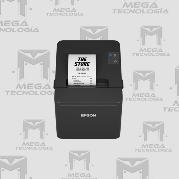 9 IMPRESORA EPSON TERMICA TM-T20IV-SP-022 USB/ SERIAL/ ETHERNET NEGRO C31CL47022