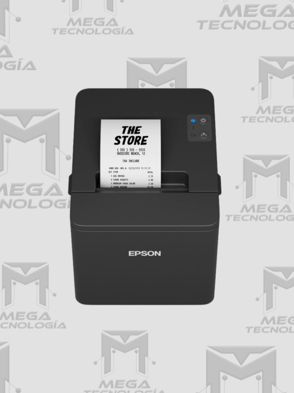 IMPRESORA EPSON TERMICA TM-T20IV-SP-022 USB/ SERIAL/ ETHERNET NEGRO C31CL47022