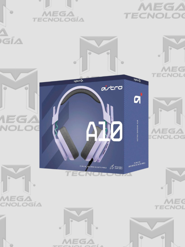 AUDIFONO CON MICROFONO LOGITECH G ASTRO A10 G2 MULTI-PLATFORM FOR PC/MAC/PS5/XBOX/SWITCH LILA
