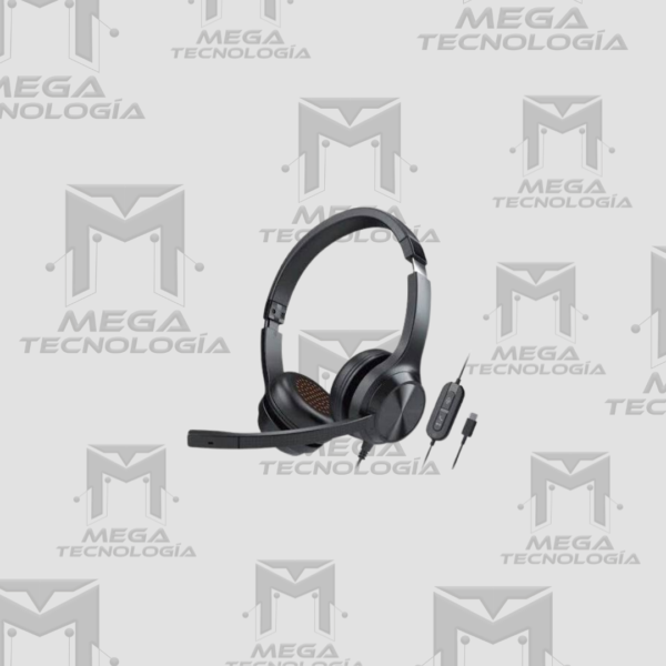 AUDIFONO CON MICROFONO CREATIVE CHAT USB 40MM USB-C/ADAPTADOR USB-A NOISE-CANCELLING MUTE NEGRO