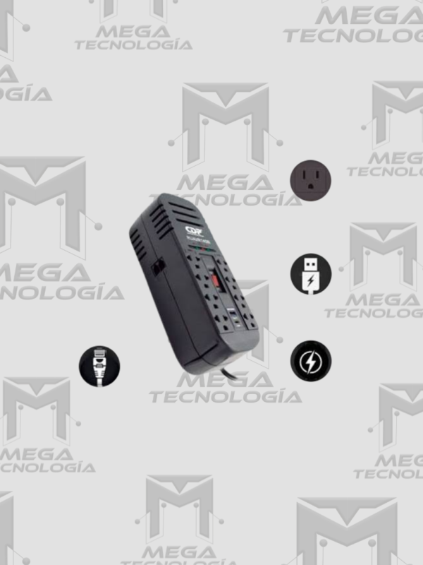 ESTABILIZADOR CDP RAVR1008I 1000VA/500W 8 SALIDAS