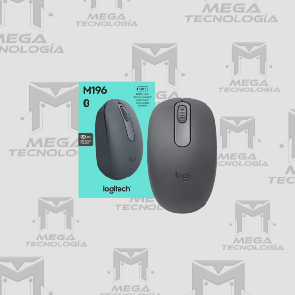 1 MOUSE LOGITECH M196 BLUETOOTH NEGRO