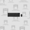 TECLADO GENIUS + MOUSE DUAL INALAMBRICO/BLUETOOTH SLIMSTAR 8230 AI COPILOT MULTIMEDIA SP NEGRO