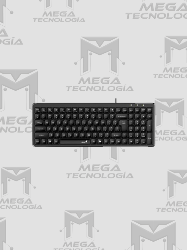 TECLADO GENIUS LUXEMATE 120 AI COPILOT USB MULTIMEDIA/EDICIÓN SP NEGRO
