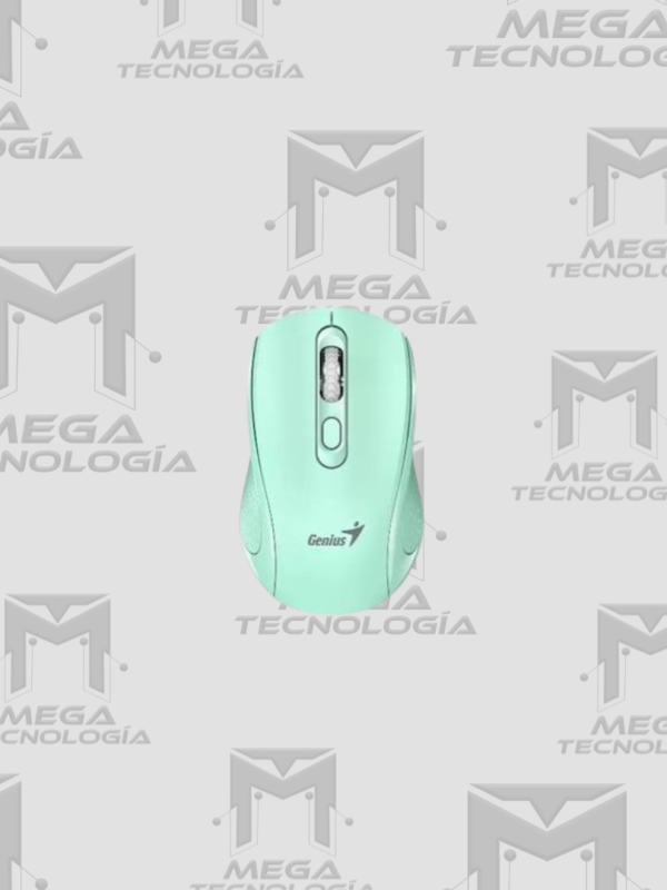 MOUSE GENIUS NX-8025S AI COPILOT INALAMBRICO 4-BOT SILENT ERGONOMICO AQUAMARINE