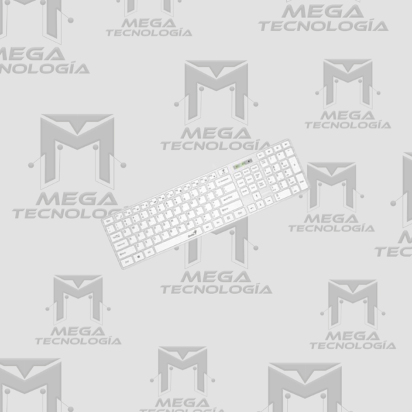 TECLADO GENIUS SMART SLIMSTAR 126 AI COPILOT USB MULTIMEDIA SP BLANCO
