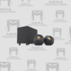 PARLANTE CREATIVE PEBBLE PLUS 2.1 8W/16W 3.5MM USB-POWER NEGRO