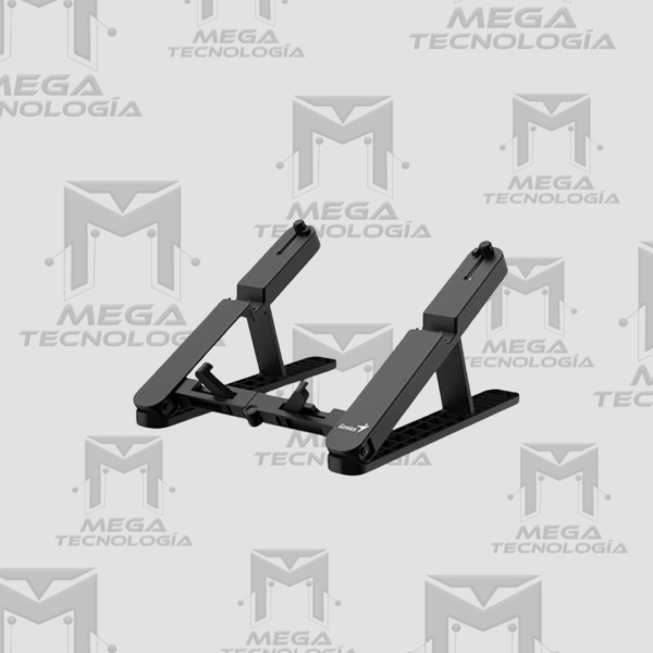 BASE GENIUS PARA NOTEBOOK-TABLET G-STAND M200 10"-17" PLEGABLE 6 NIVELES NEGRO