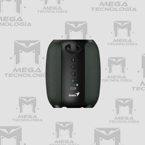 17 PARLANTE GENIUS SP-915BT BLUETOOTH 5W 6H MIC AI COPILOT RGB NEGRO/GRIS