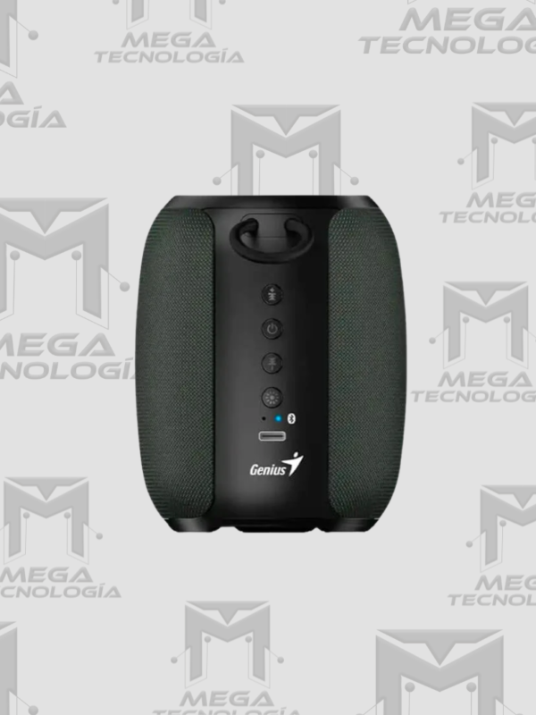 PARLANTE GENIUS SP-915BT BLUETOOTH 5W 6H MIC AI COPILOT RGB NEGRO/GRIS
