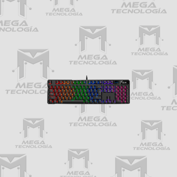 TECLADO GENIUS GX SCORPION K12 GAMING RGB LED MECHANICAL USB AI BROWN SWITCH NEGRO