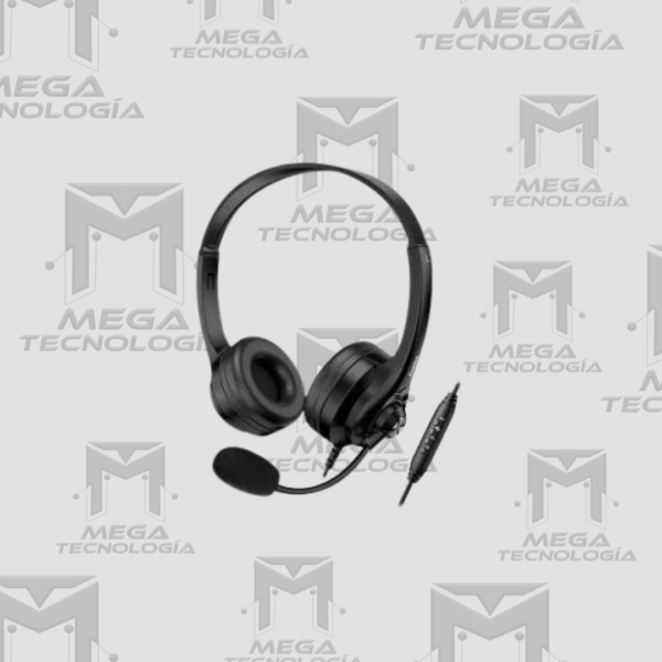 AUDIFONO CON MICROFONO GENIUS HS-235U AI COPILOT 40MM USB-A NEGRO
