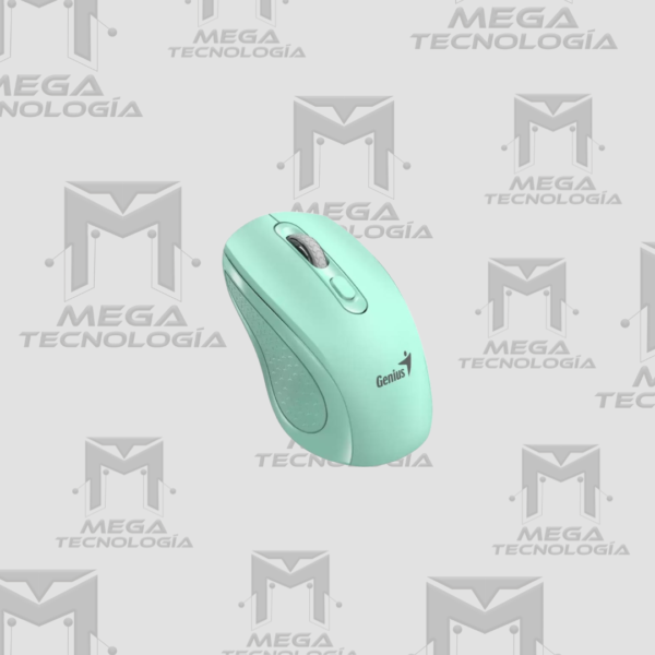 MOUSE GENIUS NX-8025S AI COPILOT INALAMBRICO 4-BOT SILENT ERGONOMICO AQUAMARINE