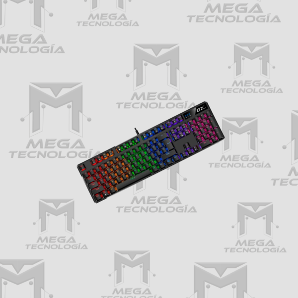 TECLADO GENIUS GX SCORPION K12 GAMING RGB LED MECHANICAL USB AI BROWN SWITCH NEGRO