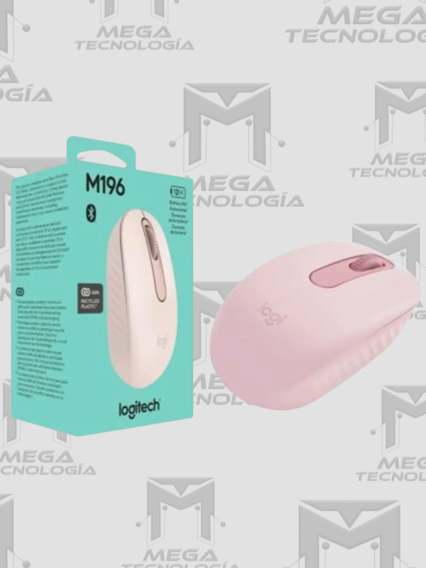 MOUSE LOGITECH M196 BLUETOOTH ROSA