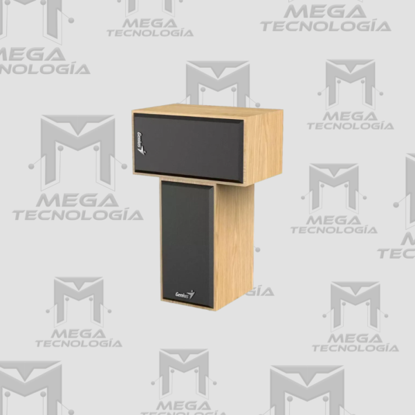 PARLANTE GENIUS SP-HF180 6W USB POWER PINE WOOD