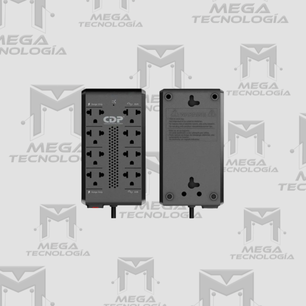 ESTABILIZADOR CDP RAVR1008I 1000VA/500W 8 SALIDAS