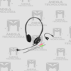 AUDIFONO CON MICROFONO GENIUS HS-200C MULTIPLATAFORMA 2X3.5MM/3.5MM NEGRO