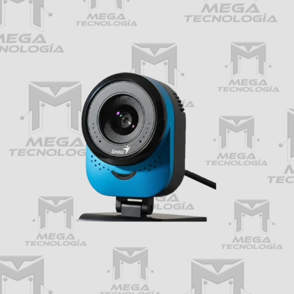 4 CAMARA GENIUS FACECAM 1000X Q HD 720P ROTACIÓN DE 360° USB AZUL