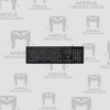 TECLADO GENIUS SLIMSTAR 820 AI COPILOT ANTI-GHOSTING RETROILUMINADO USB SP NEGRO