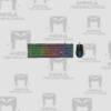TECLADO GENIUS + MOUSE GX SCORPION KM-GX6 AI COPILOT GAMING RGB 19 TECLAS ANTI-GHOSTING 3200DPI NEGRO