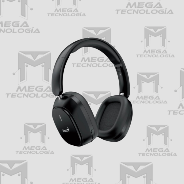 AUDIFONO CON MICROFONO GENIUS HS-820BT BT/3.5MM 40MM 22H PLEGABLE NEGRO