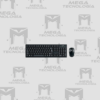 TECLADO GENIUS + MOUSE KM-100SE AI COPILOT USB SP NEGRO