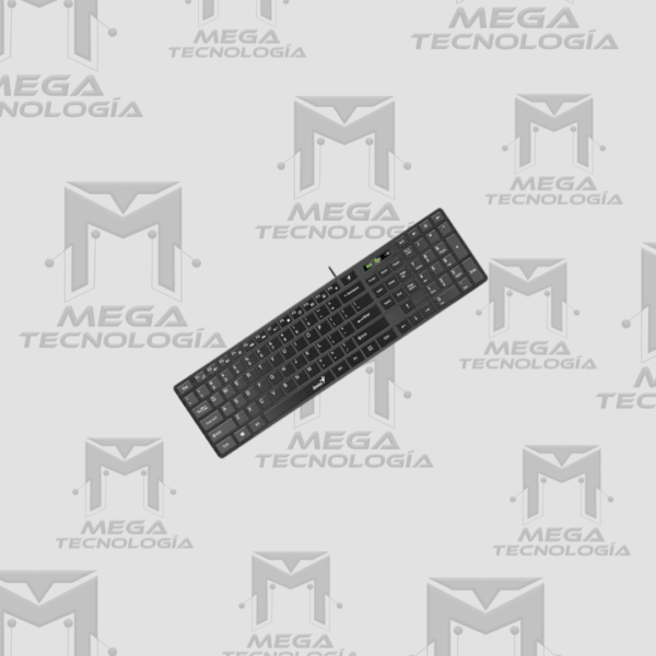 TECLADO GENIUS SMART SLIMSTAR 126 AI COPILOT USB MULTIMEDIA SP NEGRO