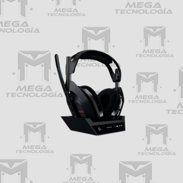 AUDIFONO CON MICROFONO LOGITECH G ASTRO A50 X LIGHTSPEED BLUETOOTH + BASE NEGRO