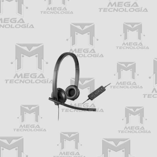 AUDIFONO CON MICROFONO LOGITECH B2B H570E USB STEREO UC VERSION NEGRO (981-000574)
