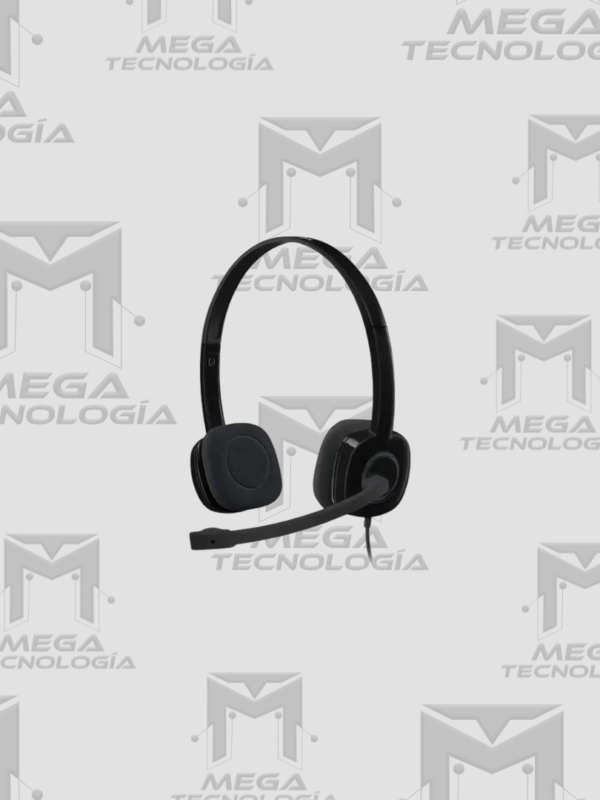 1 AUDIFONO CON MICROFONO LOGITECH H151 STEREO NEGRO (981-000587)
