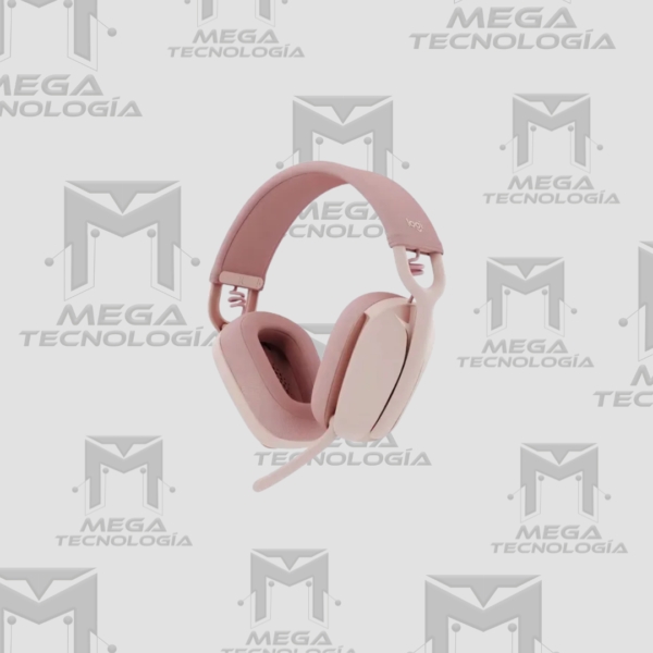 AUDIFONO CON MICROFONO LOGITECH ZONE VIBE 100 BLUETOOTH ROSA (981-001223)