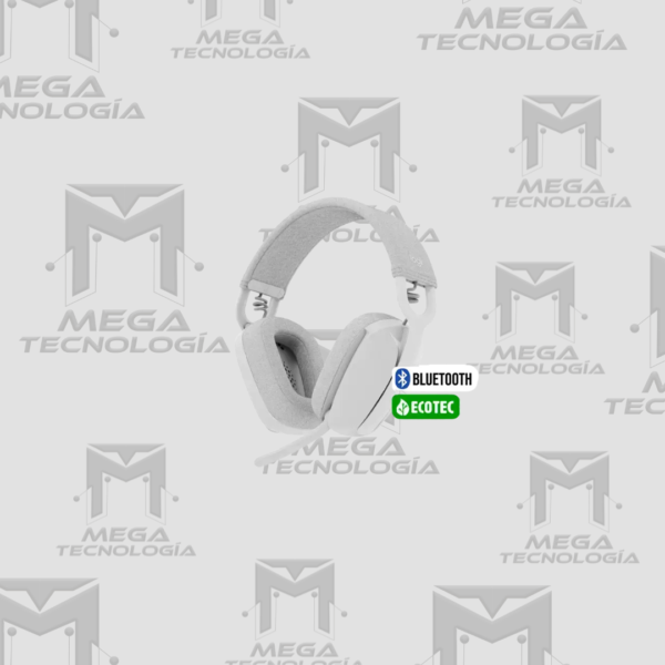 AUDIFONO CON MICROFONO LOGITECH ZONE VIBE 100 BLUETOOTH BLANCO (981-001218)