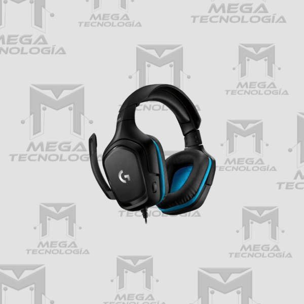 22 AUDIFONO CON MICROFONO LOGITECH G432 7.1 USB NEGRO (981-000769)