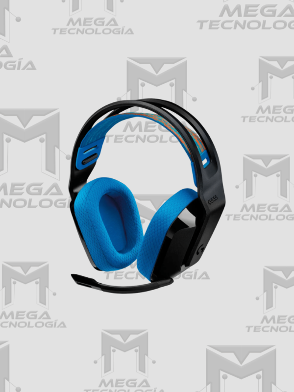 AUDIFONO CON MICROFONO LOGITECH G535 LIGHTSPEED PS5/PS4/PC INALAMBRICO NEGRO/AZUL (939-002218)