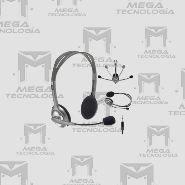 AUDIFONO CON MICROFONO LOGITECH H111 PLATA (981-000612)