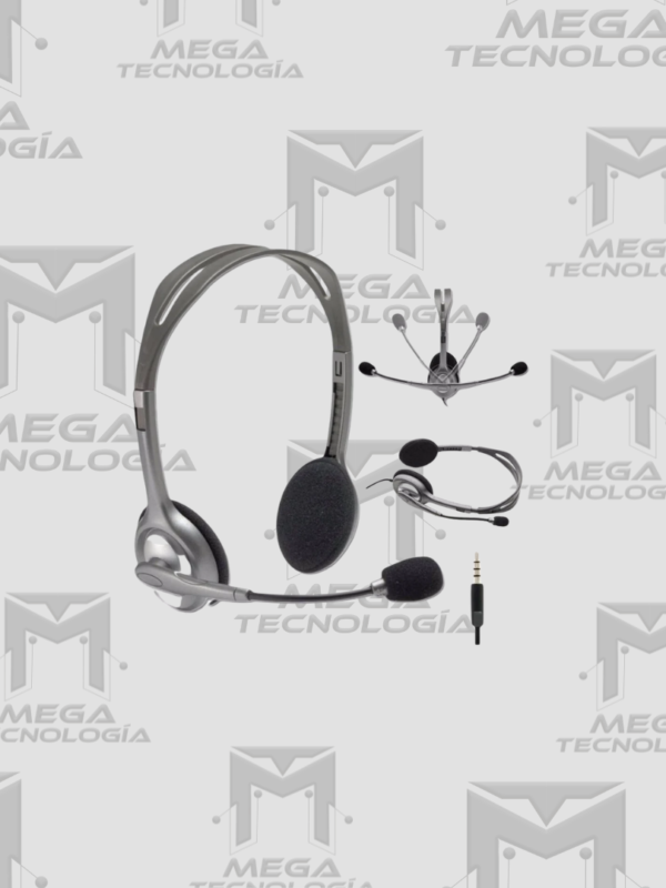 AUDIFONO CON MICROFONO LOGITECH H111 PLATA (981-000612)