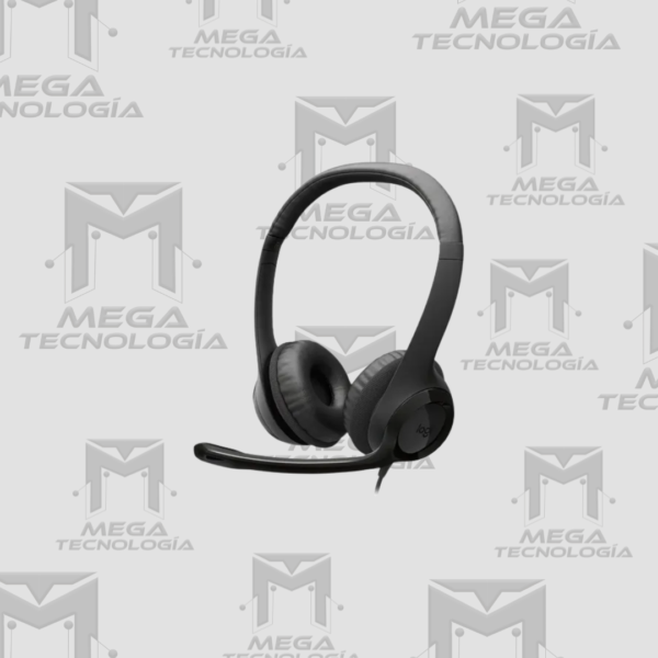 8 AUDIFONO CON MICROFONO LOGITECH H390 USB-C NOISE CANCELLING MIDNIGHT NEGRO (981-001575)