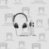 AUDIFONO CON MICROFONO LOGITECH B2B ZONE WIRED USB/USB-C TEAMS NEGRO (981-000871)