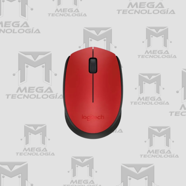 1 MOUSE LOGITECH M170 INALAMBRICO ROJO (910-004941)