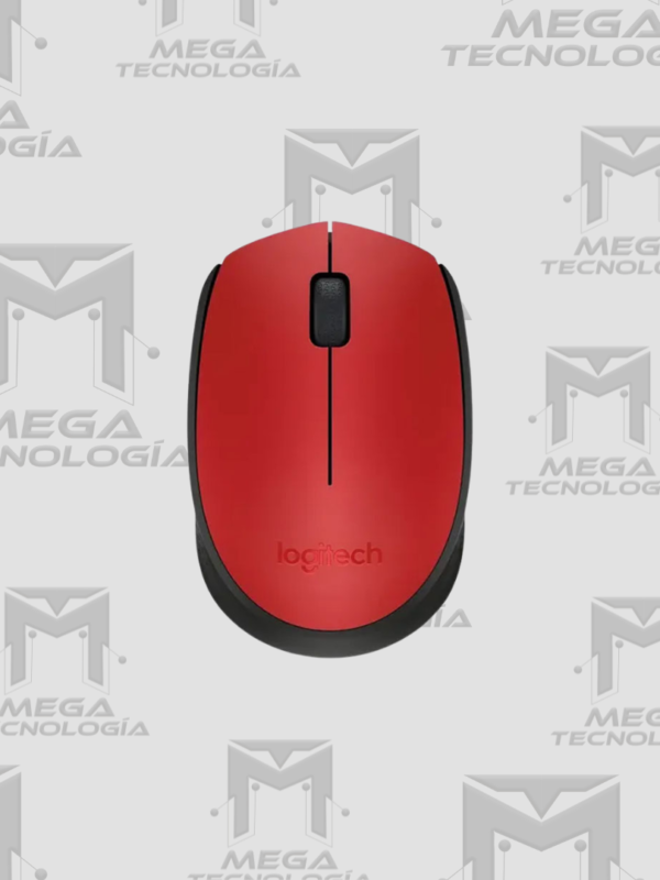 1 MOUSE LOGITECH M170 INALAMBRICO ROJO (910-004941)