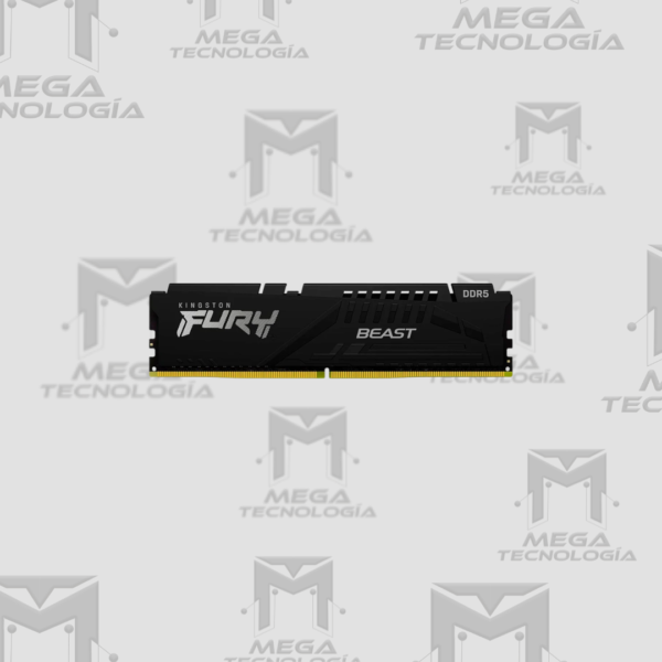 MEMORIA RAM KINGSTON FURY BEAST DIMM 8GB DDR5 5600 (KF556C40BB-8)