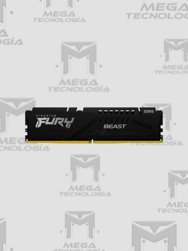 1 MEMORIA RAM KINGSTON FURY BEAST DIMM 8GB DDR5 5600 (KF556C40BB-8)