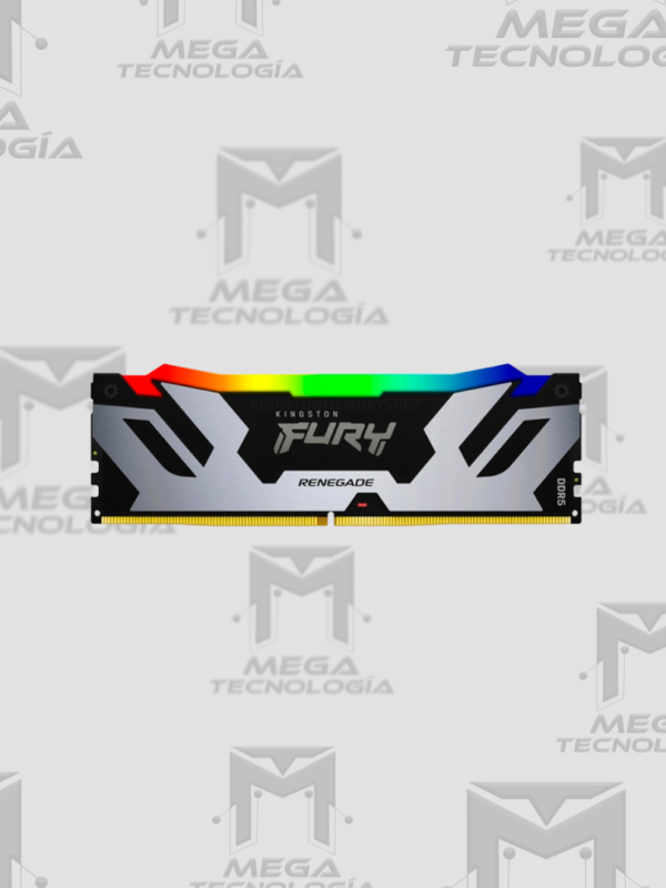 MEMORIA RAM KINGSTON FURY RENEGADE RGB DIMM 16GB DDR5 6400 (KF564C32RSA-16)
