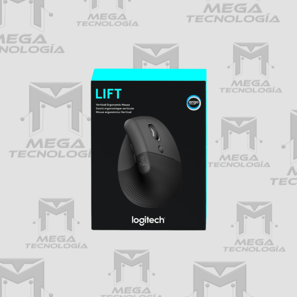 3 MOUSE LOGITECH LIFT VERTICAL ERGONOMIC INALAMBRICO/BLUETOOTH NEGRO (910-006466)