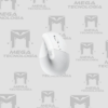 8 MOUSE LOGITECH LIFT VERTICAL ERGONOMIC INALAMBRICO/BLUETOOTH BLANCO (910-006469)